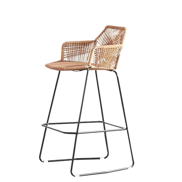 Rattan Counter Bar Stool - 4 Seasons Home Gadgets