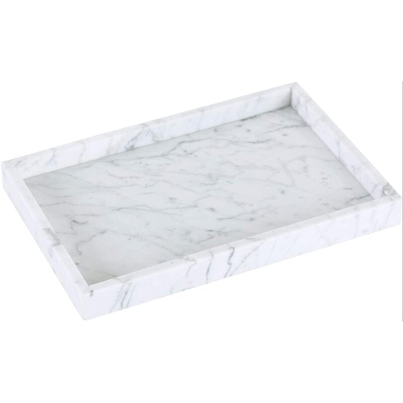 Rectangle Decorative Marble Tray - 4 Seasons Home Gadgets