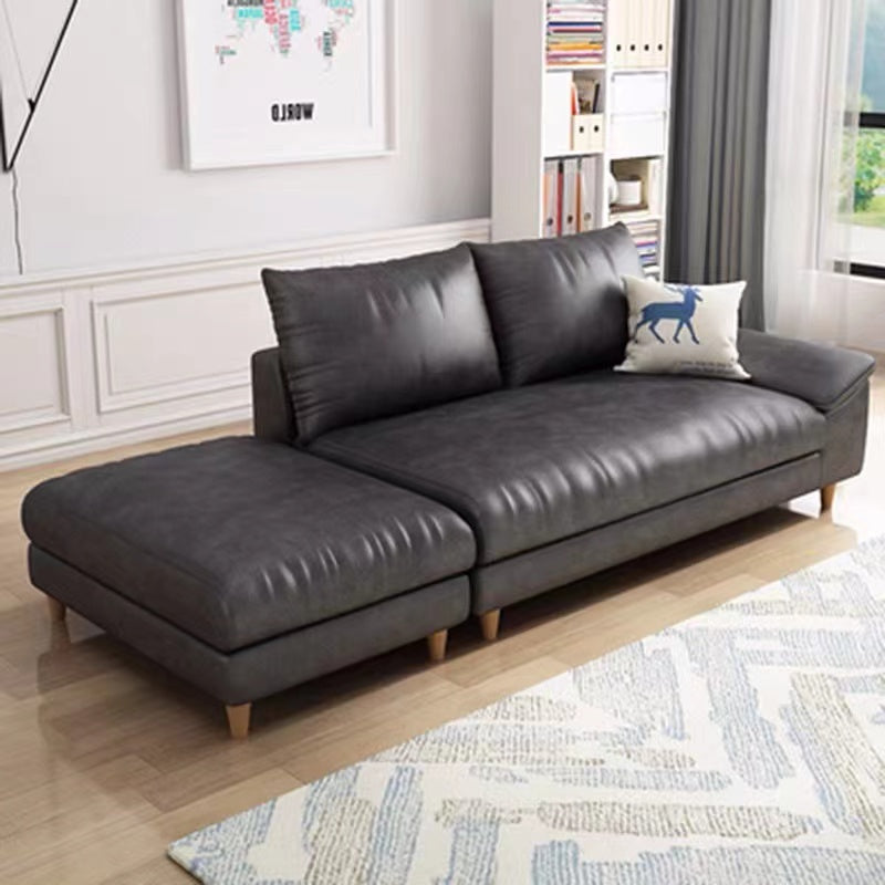 Right Square Arms Chaise Lounge With Ottoman - 4 Seasons Home Gadgets