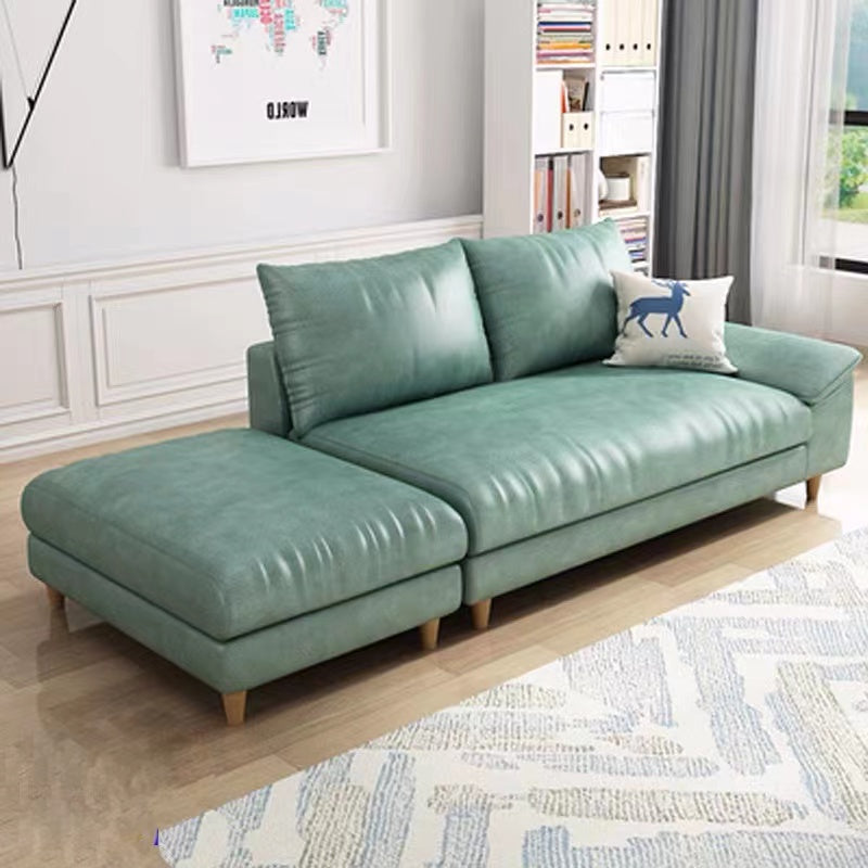 Right Square Arms Chaise Lounge With Ottoman - 4 Seasons Home Gadgets