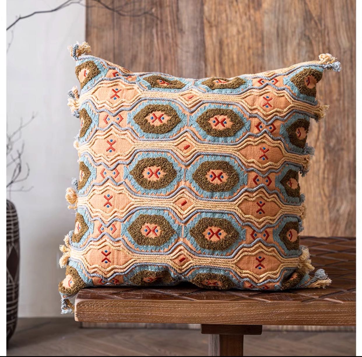 Robertson Cotton Pillow Cushion - 4 Seasons Home Gadgets