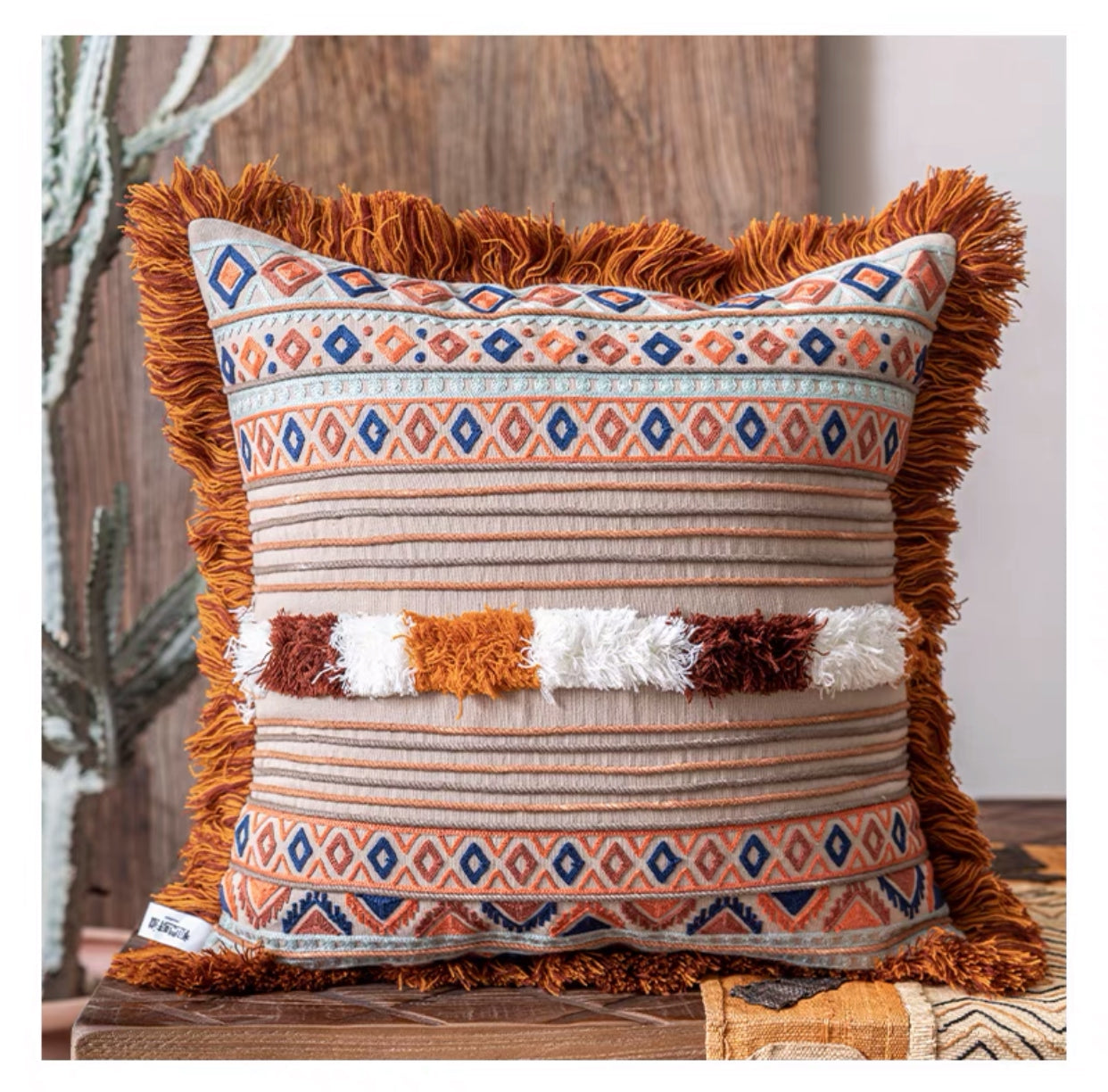 Robertson Cotton Pillow Cushion - 4 Seasons Home Gadgets