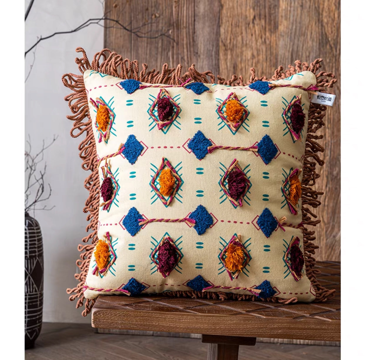 Robertson Cotton Pillow Cushion - 4 Seasons Home Gadgets