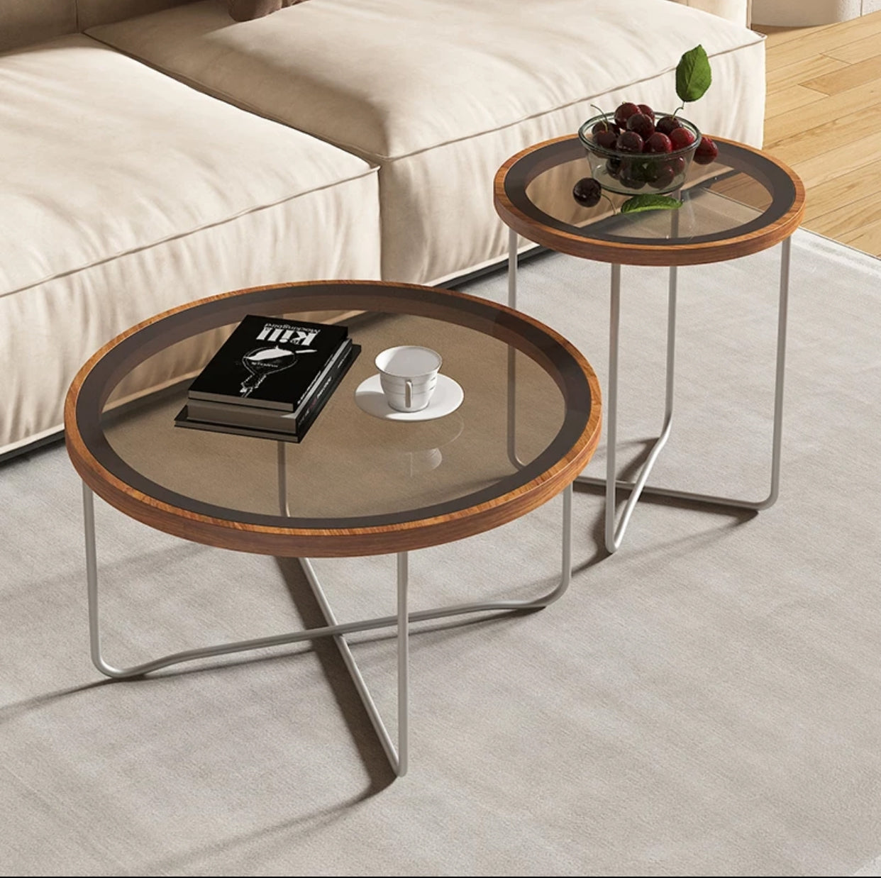 Rossanna Nesting Coffee Table - 4 Seasons Home Gadgets