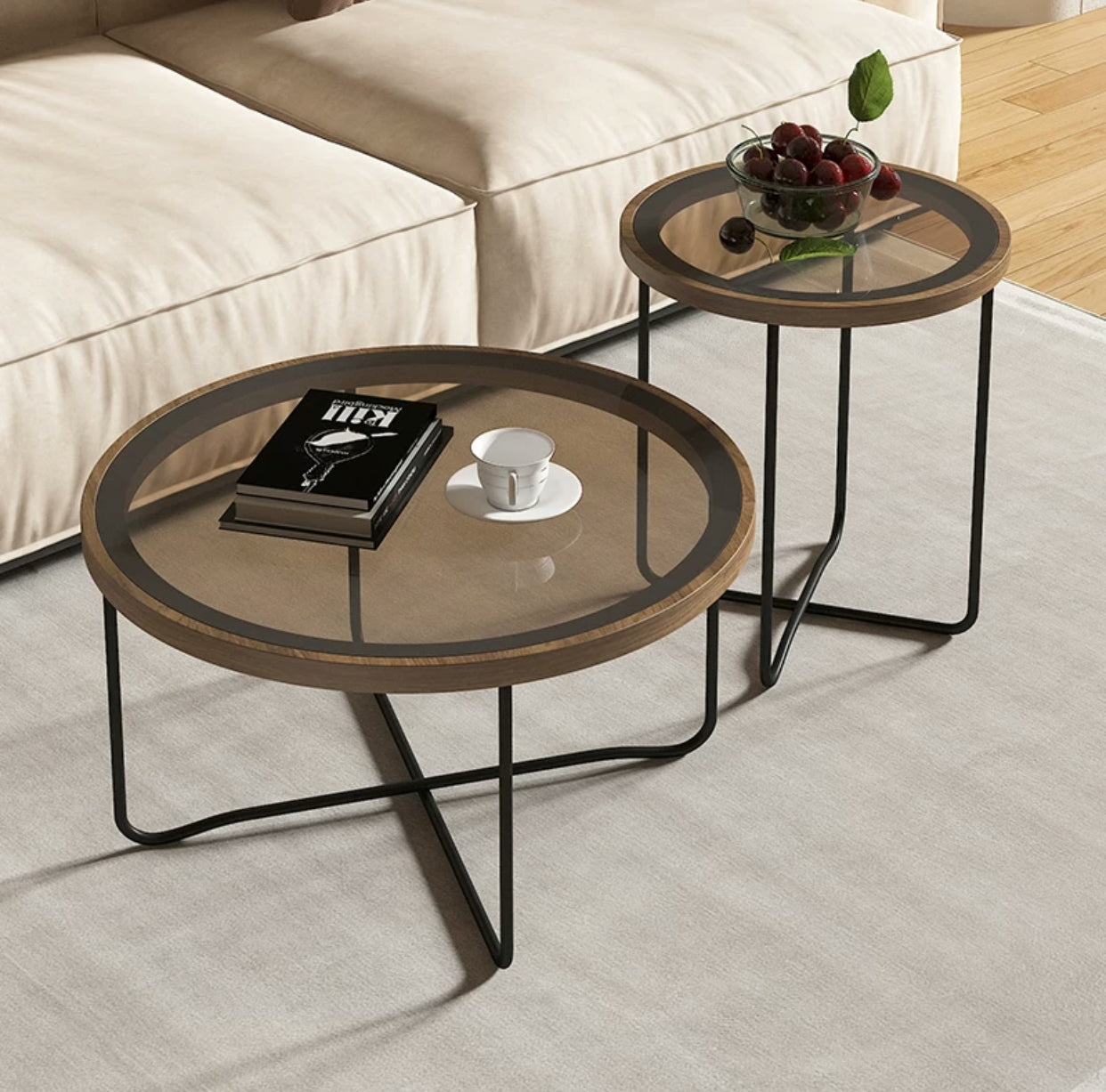 Rossanna Nesting Coffee Table - 4 Seasons Home Gadgets