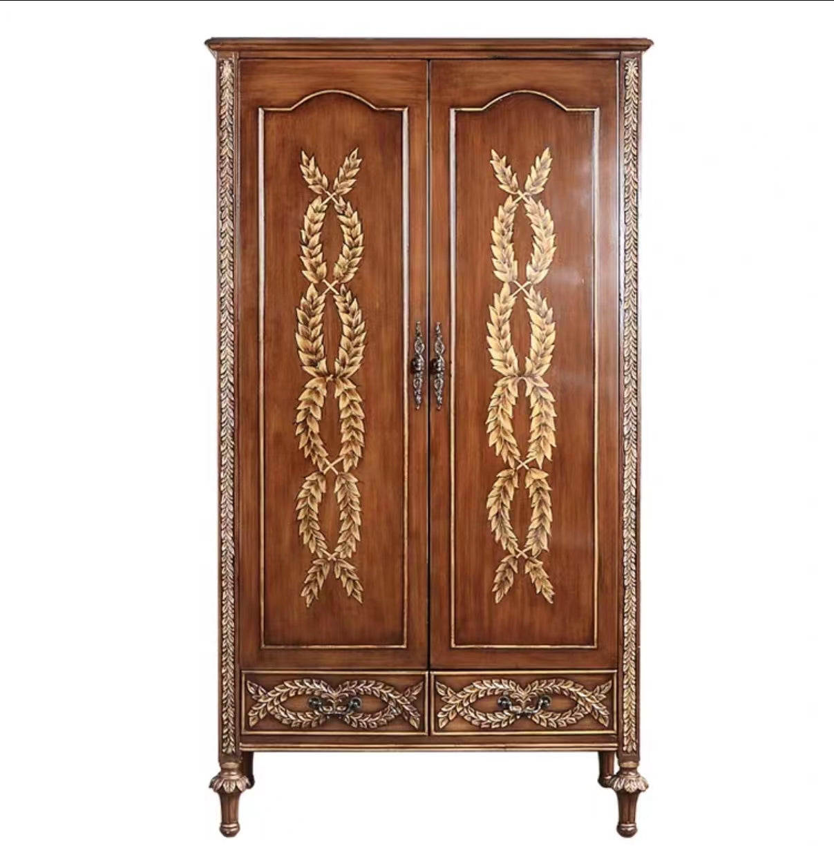 Rossi 2 Doors Armoire - 4 Seasons Home Gadgets