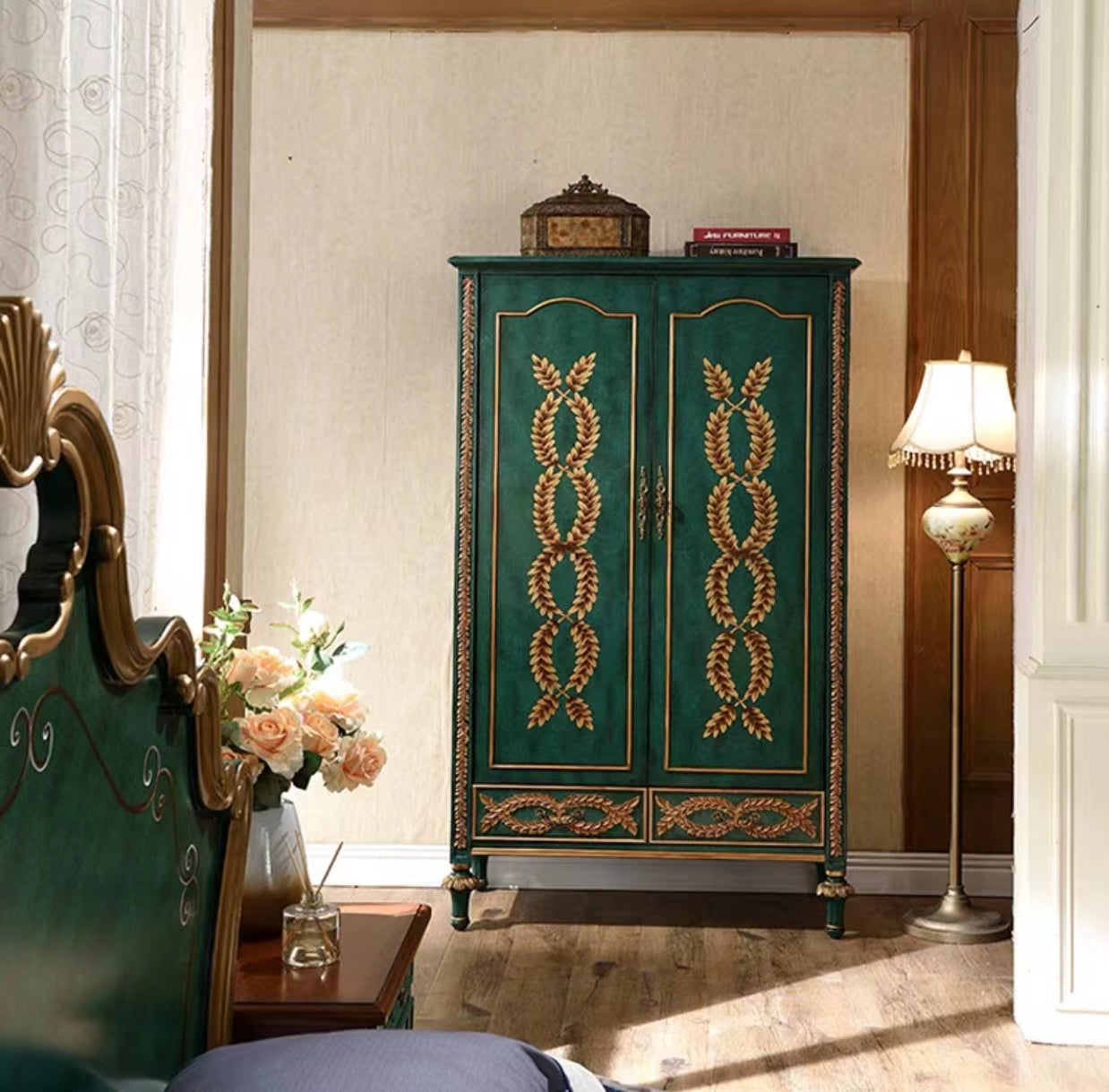 Rossi 2 Doors Armoire - 4 Seasons Home Gadgets