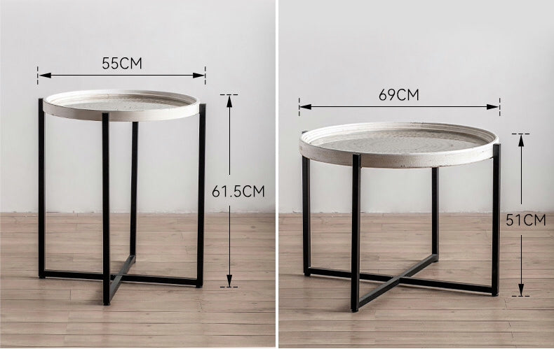 Roulade Tray Top End Table Set - 4 Seasons Home Gadgets