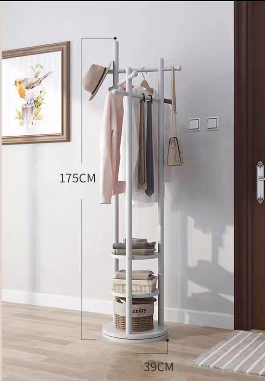 Round Garment Storage Rack - 4 Seasons Home Gadgets