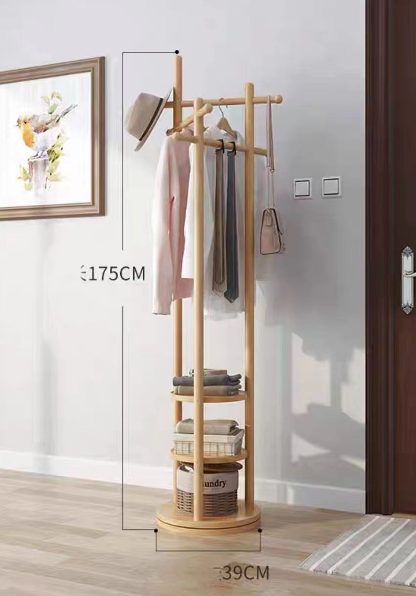 Round Garment Storage Rack - 4 Seasons Home Gadgets