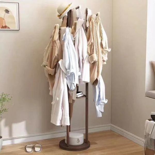 Round Garment Storage Rack - 4 Seasons Home Gadgets