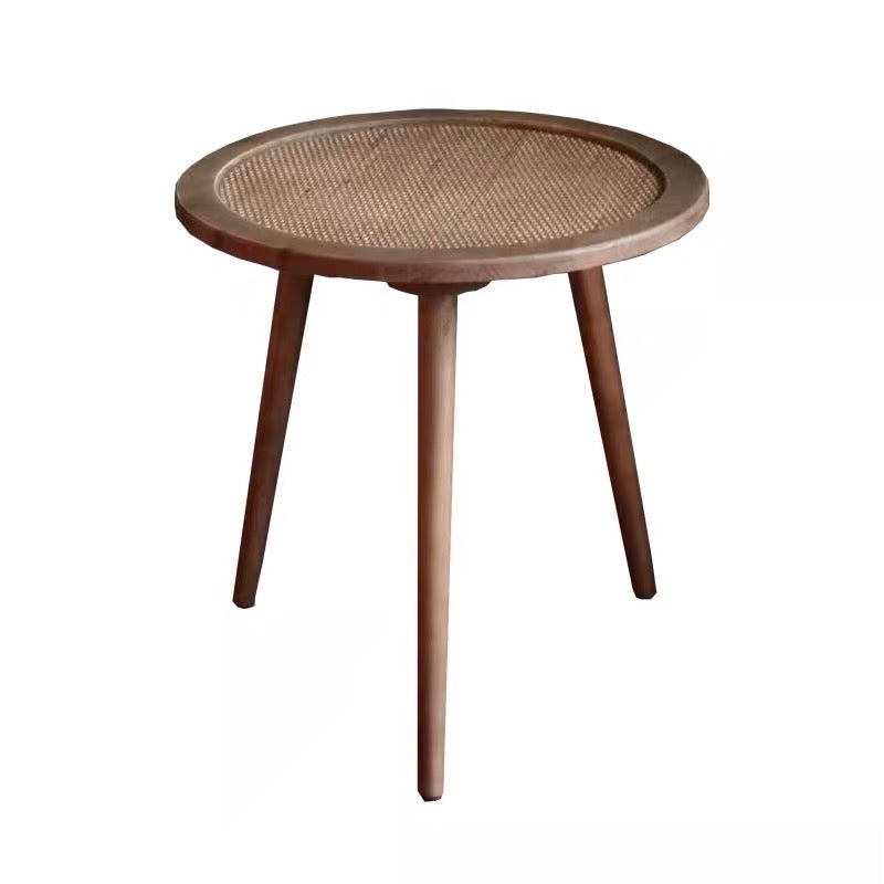 Round Wood Side Table - 4 Seasons Home Gadgets