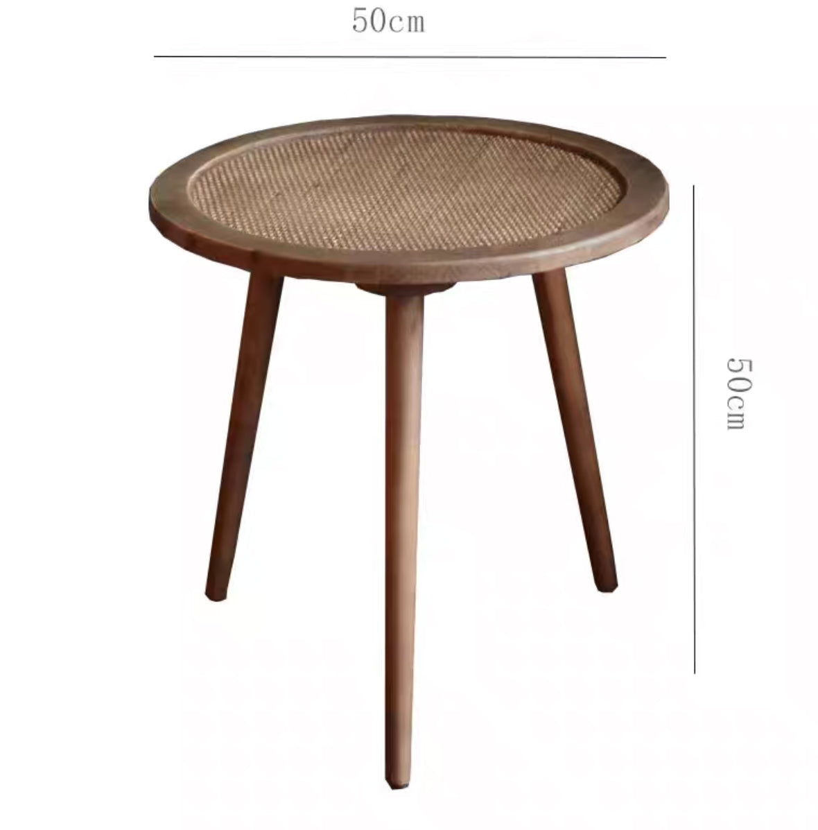 Round Wood Side Table - 4 Seasons Home Gadgets