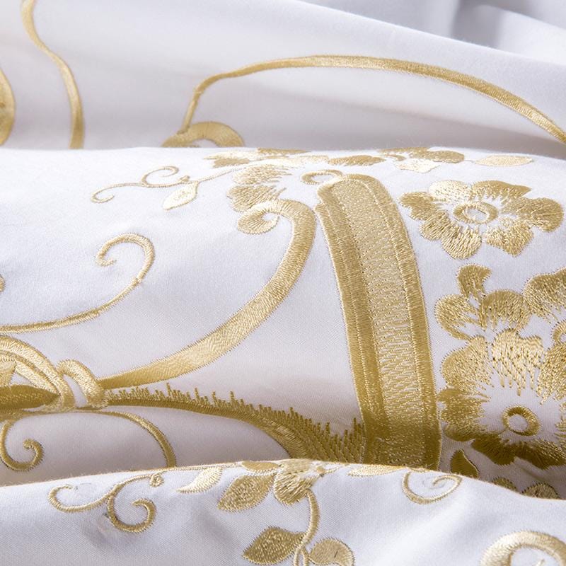 Royal Gold Duvet Cover Set - 4 Seasons Home Gadgets