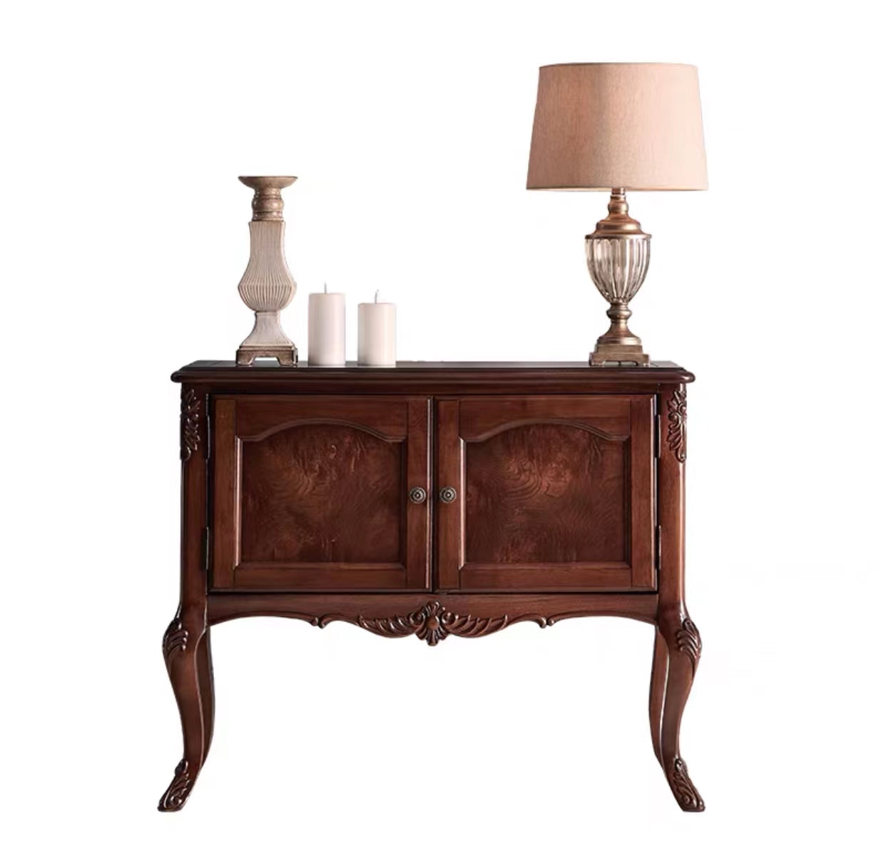 Rubberwood Cherry Console Table - 4 Seasons Home Gadgets