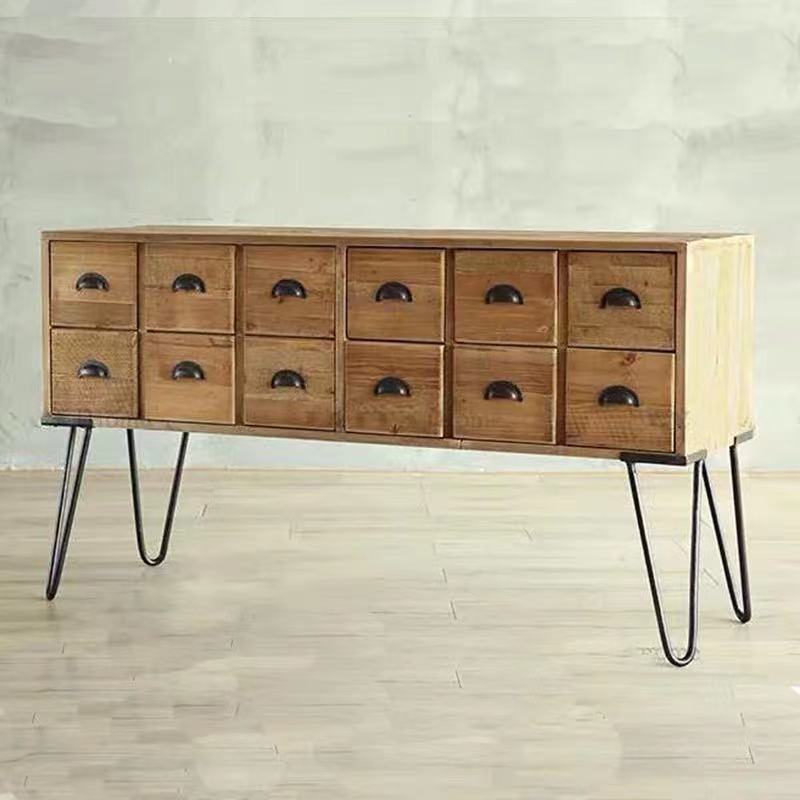 Rustic Wood Apothecary Drawer Chest - 4 Seasons Home Gadgets