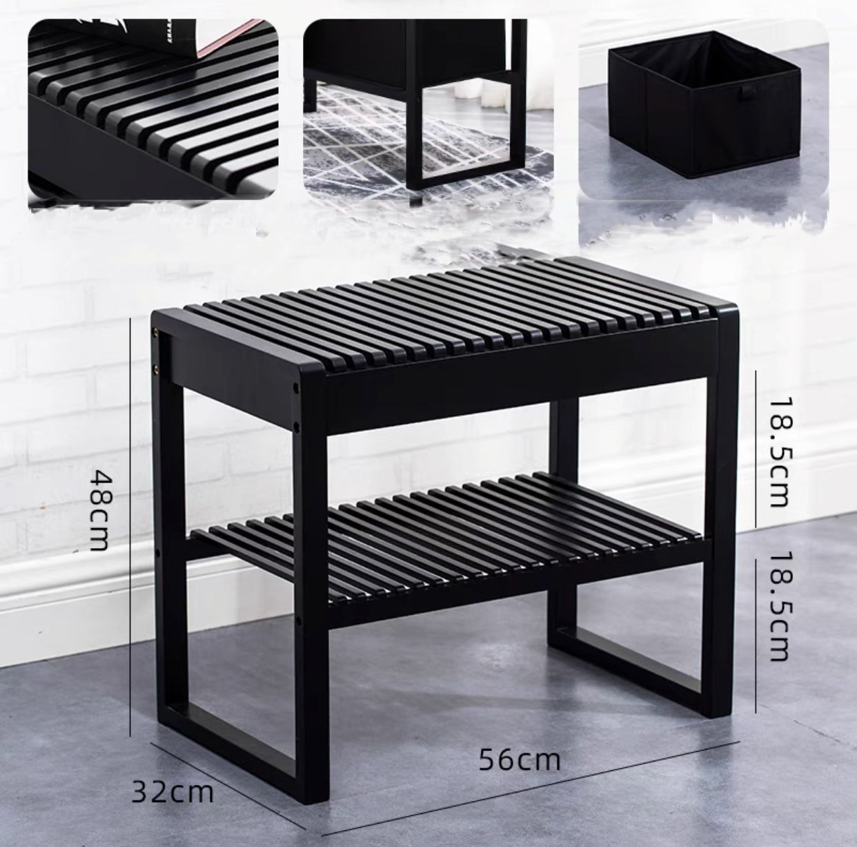 Salatiga Shoe Storage Bench - 4 Seasons Home Gadgets