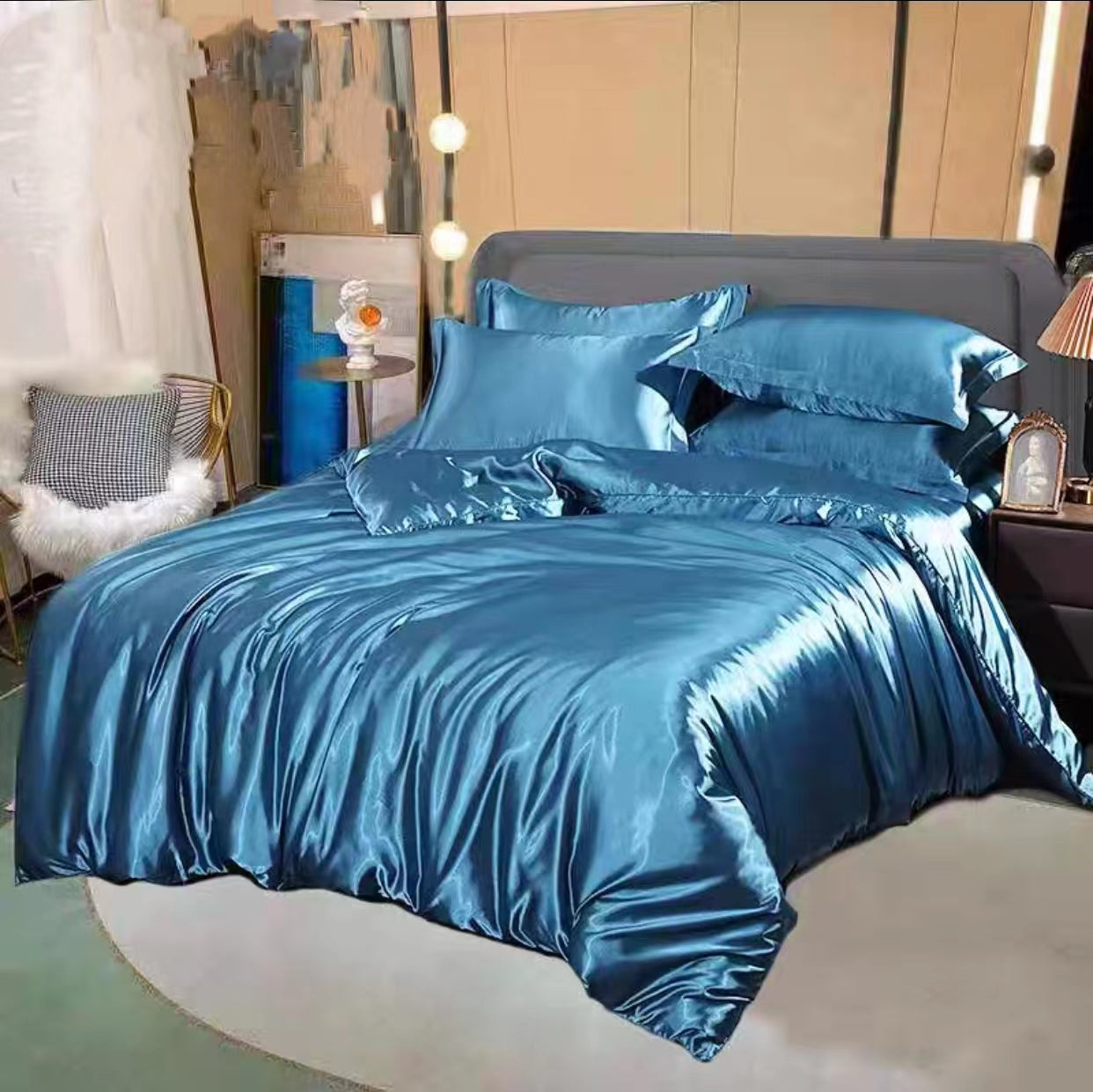 Satin Bedding Set - 4 Seasons Home Gadgets