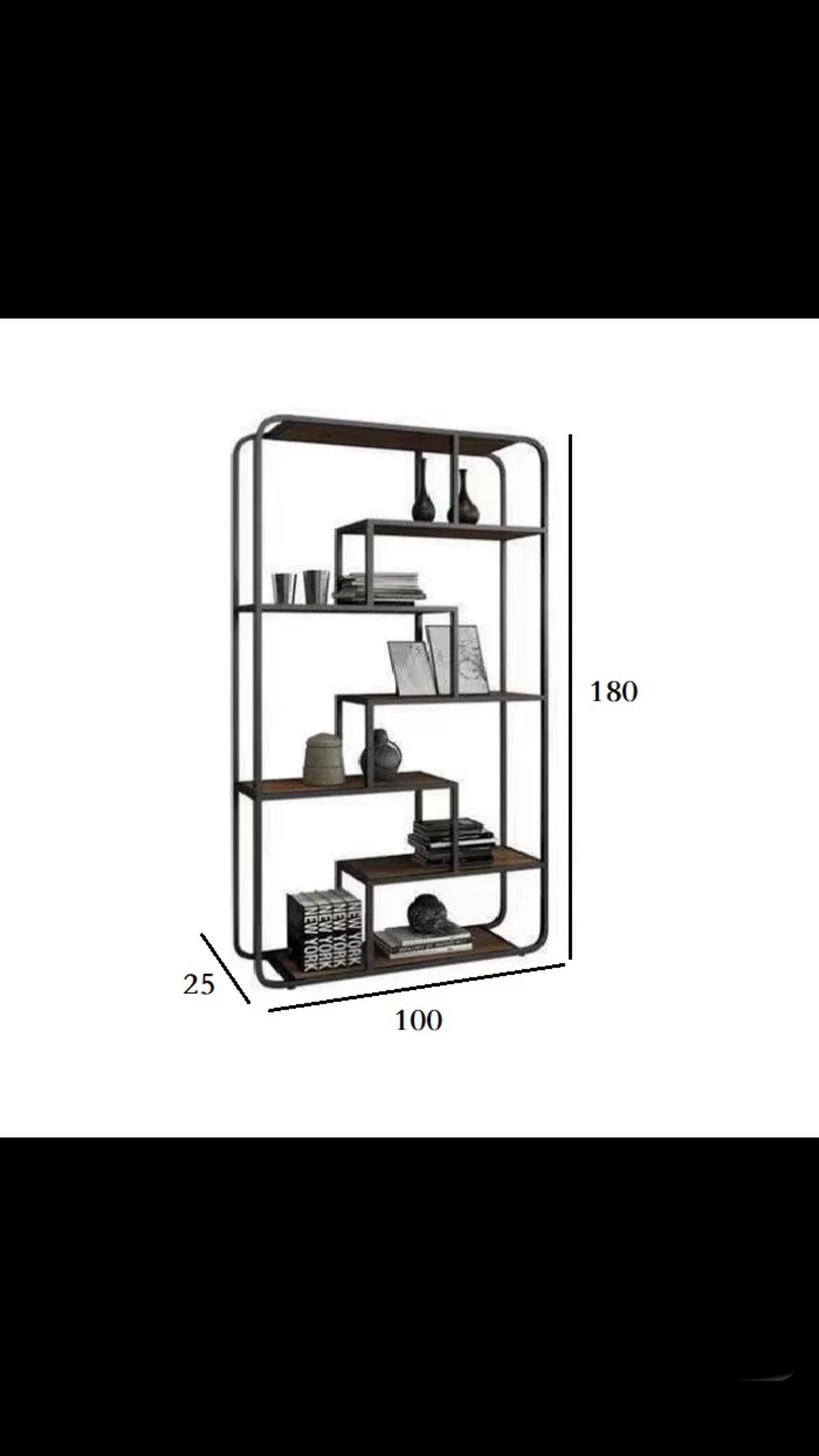 Scaola Geometric Bookcase - 4 Seasons Home Gadgets