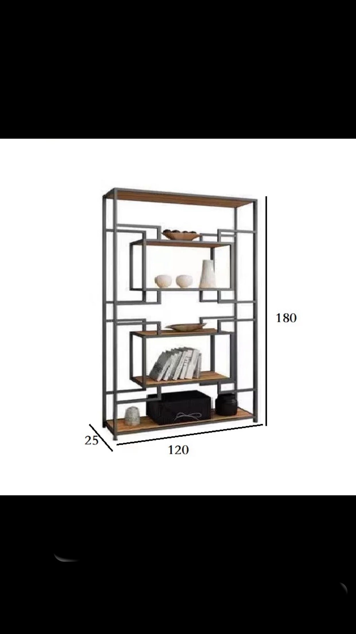 Scaola Geometric Bookcase - 4 Seasons Home Gadgets