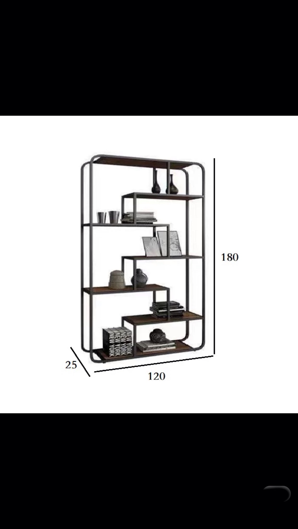 Scaola Geometric Bookcase - 4 Seasons Home Gadgets