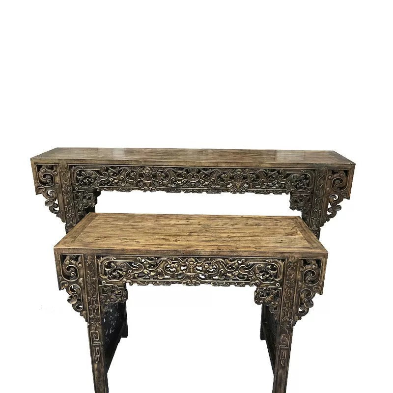 Scented Camphor Wood Console Table Set - 4 Seasons Home Gadgets