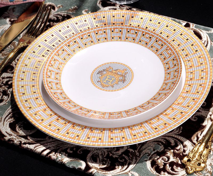 H Collection Dinnerware Fine China Ceramic Set - 4 Seasons Home Gadgets