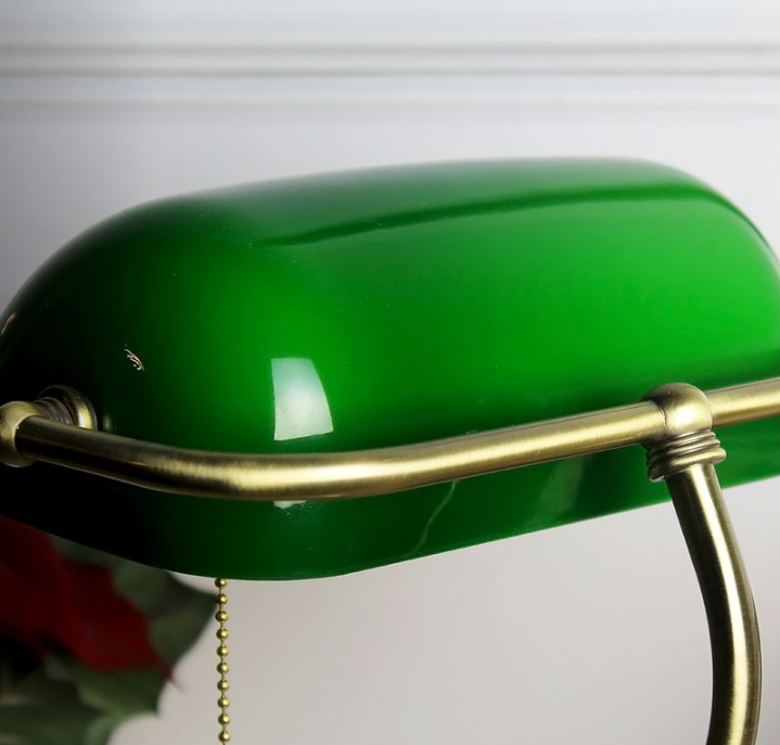 Green Banker's Desk Lamp - 4 Seasons Home Gadgets