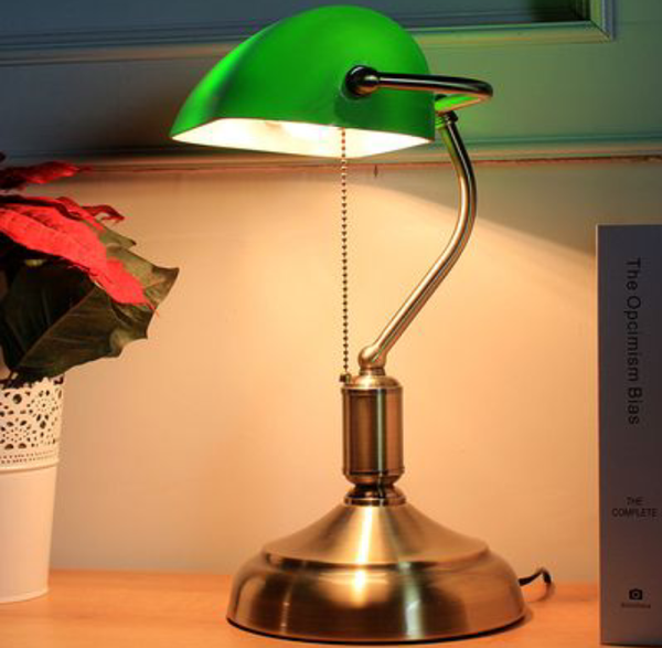 Green Banker's Desk Lamp - 4 Seasons Home Gadgets