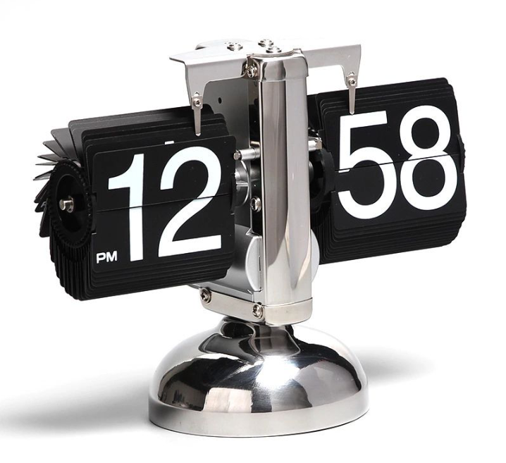 Retro Style Flip Desk Shelf Clock - 4 Seasons Home Gadgets