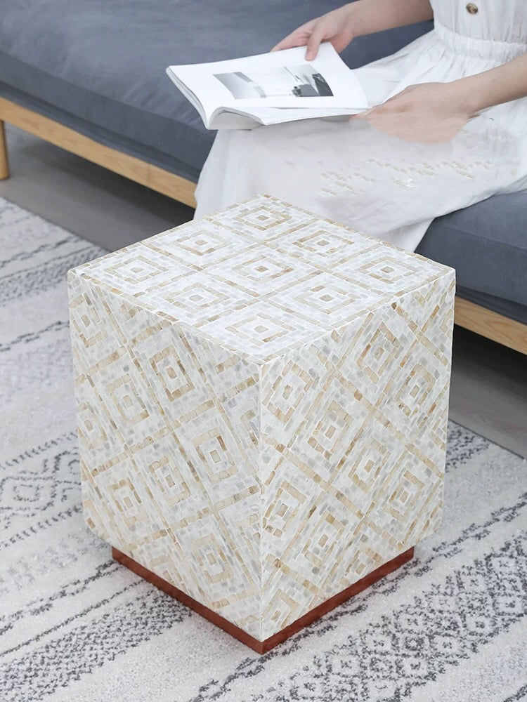 Seashell Side Table - 4 Seasons Home Gadgets