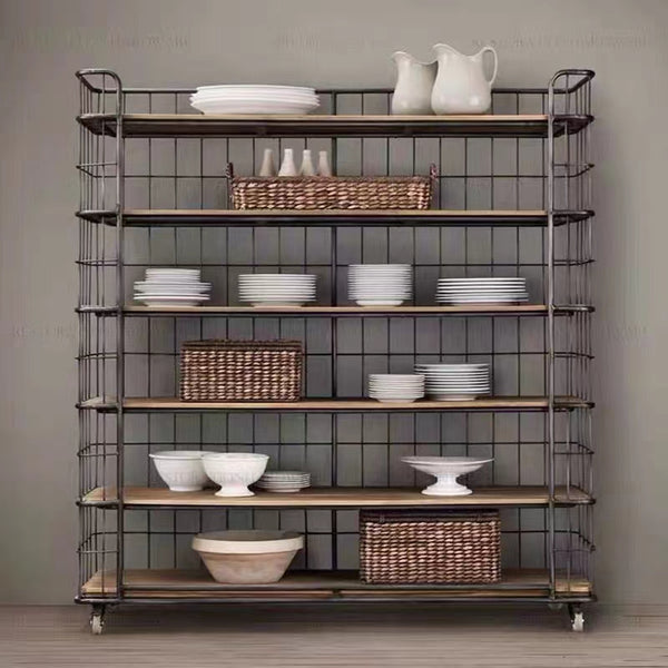 Shiller Movable Storage Rack with Wheels - 4 Seasons Home Gadgets