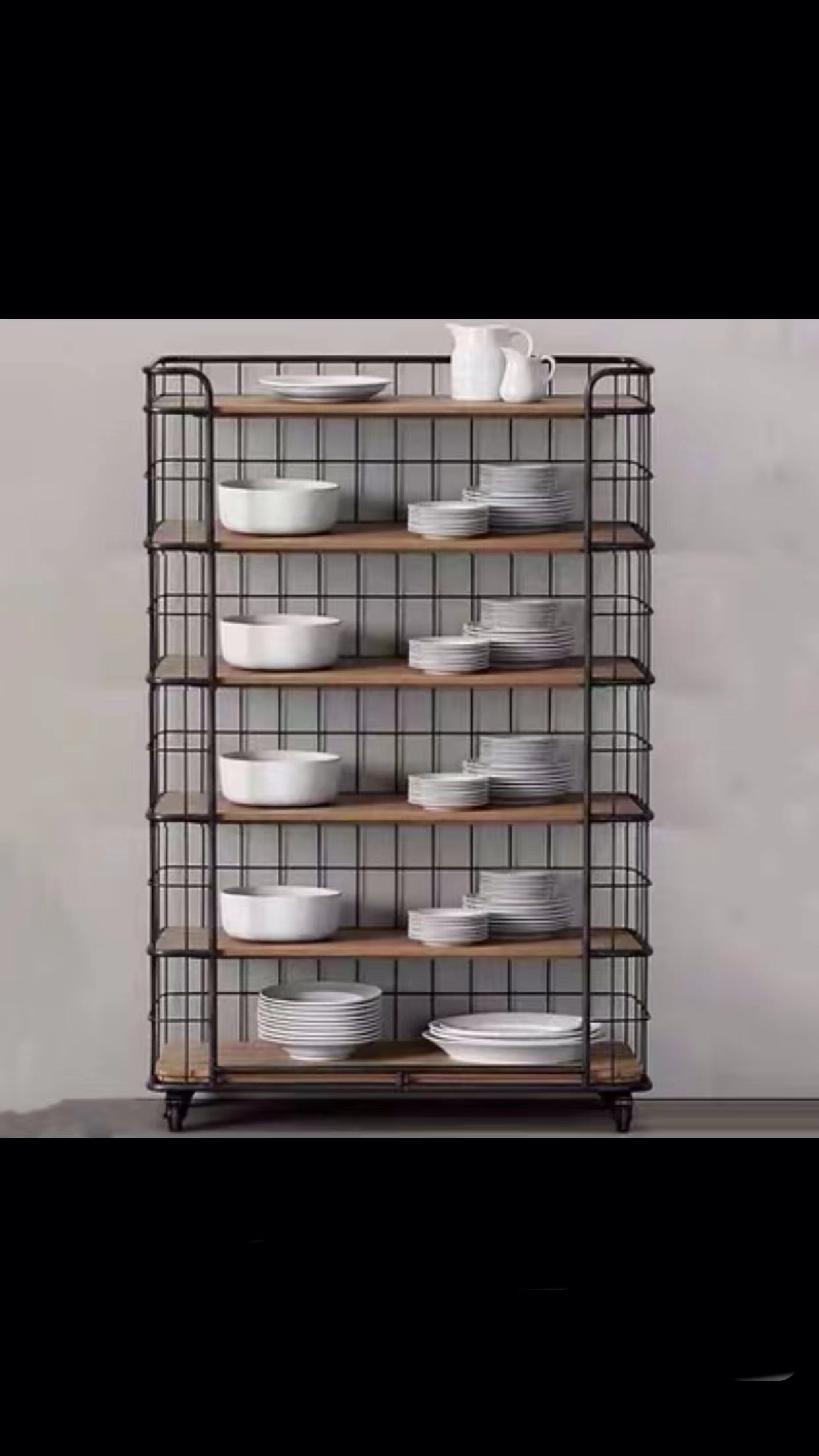 Shiller Movable Storage Rack with Wheels - 4 Seasons Home Gadgets