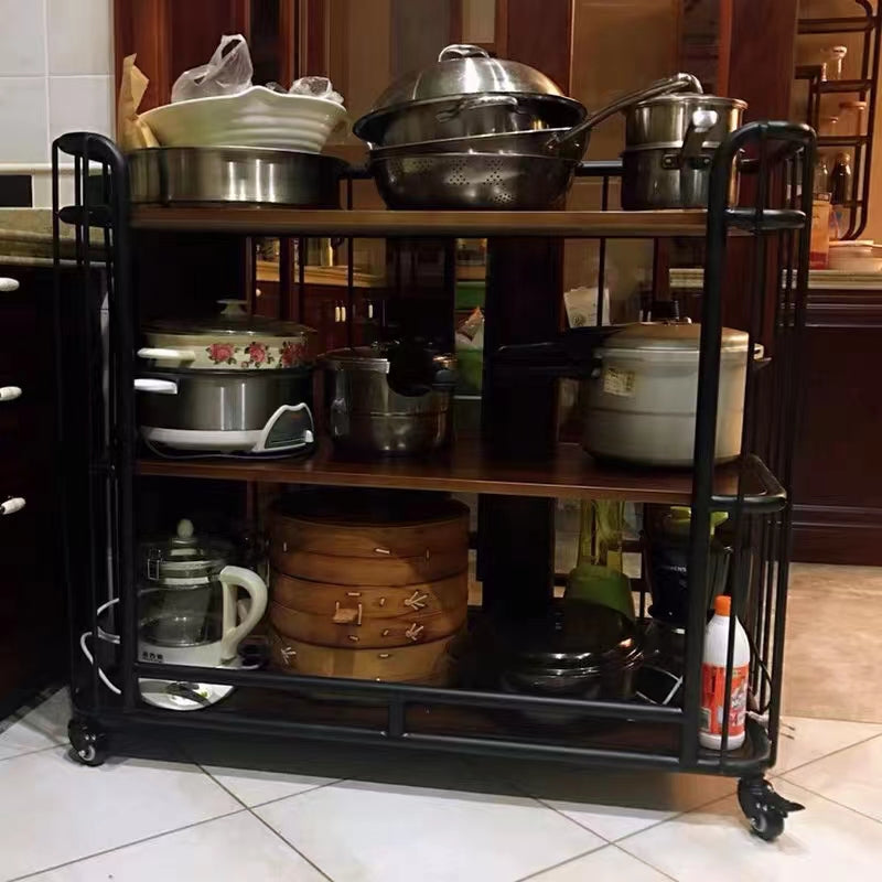 Shiller Movable Storage Rack with Wheels - 4 Seasons Home Gadgets