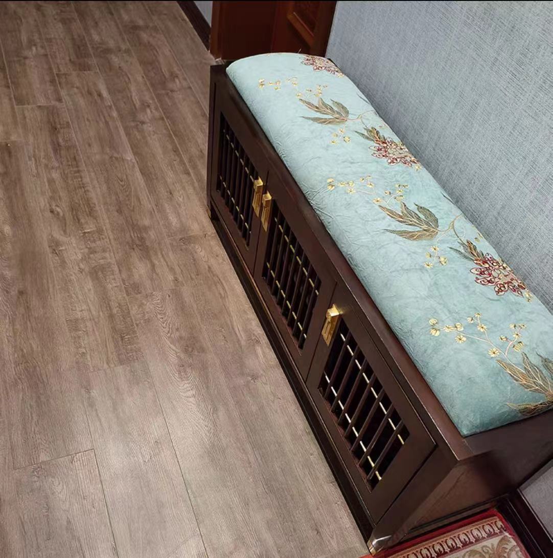 Storage Bench Wood Shoes - 4 Seasons Home Gadgets