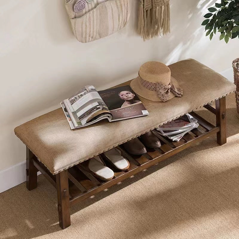 Shoes Storage Entryway Bench - 4 Seasons Home Gadgets