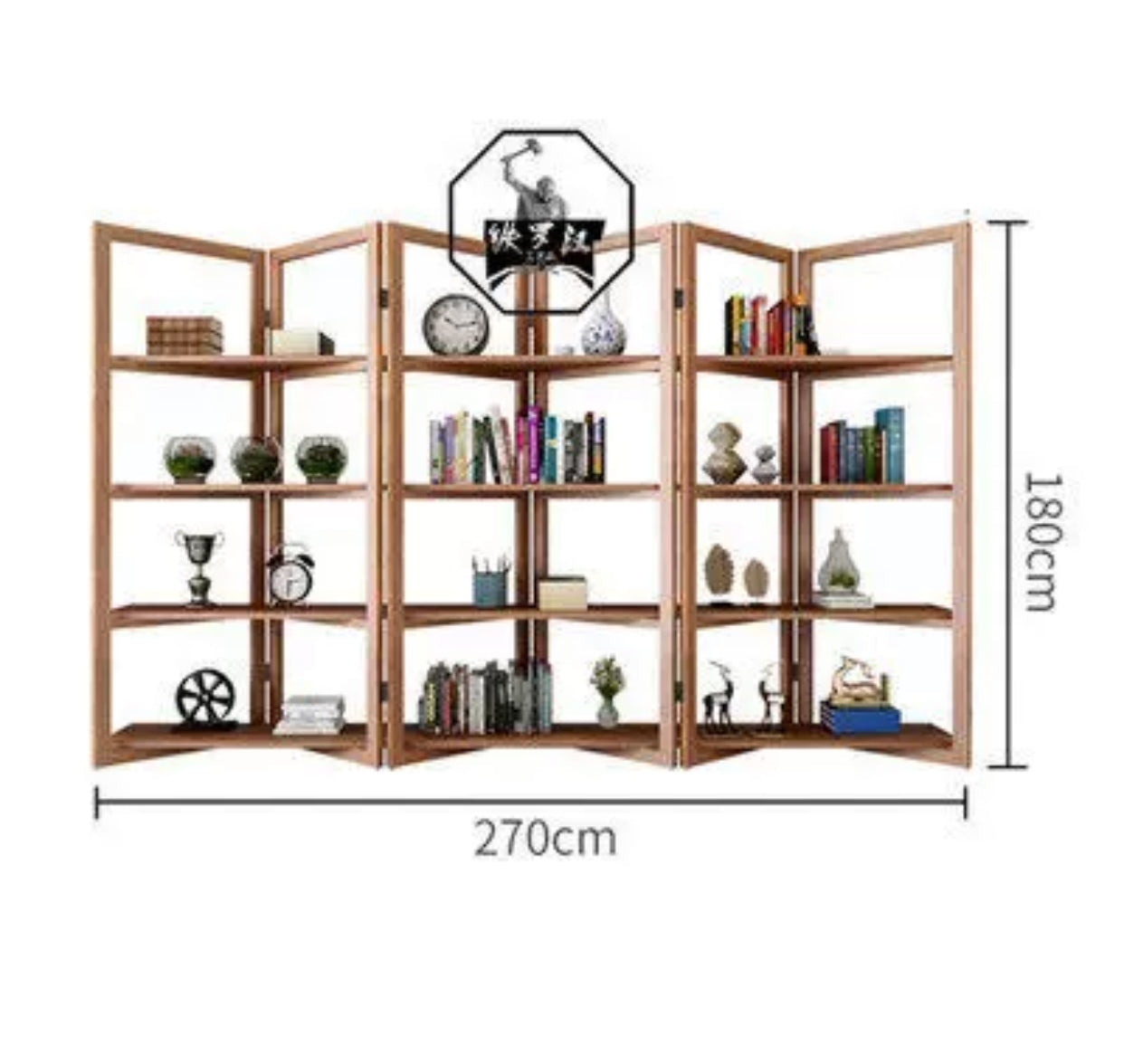 Sinclaire Solid Wood Bookcase - 4 Seasons Home Gadgets