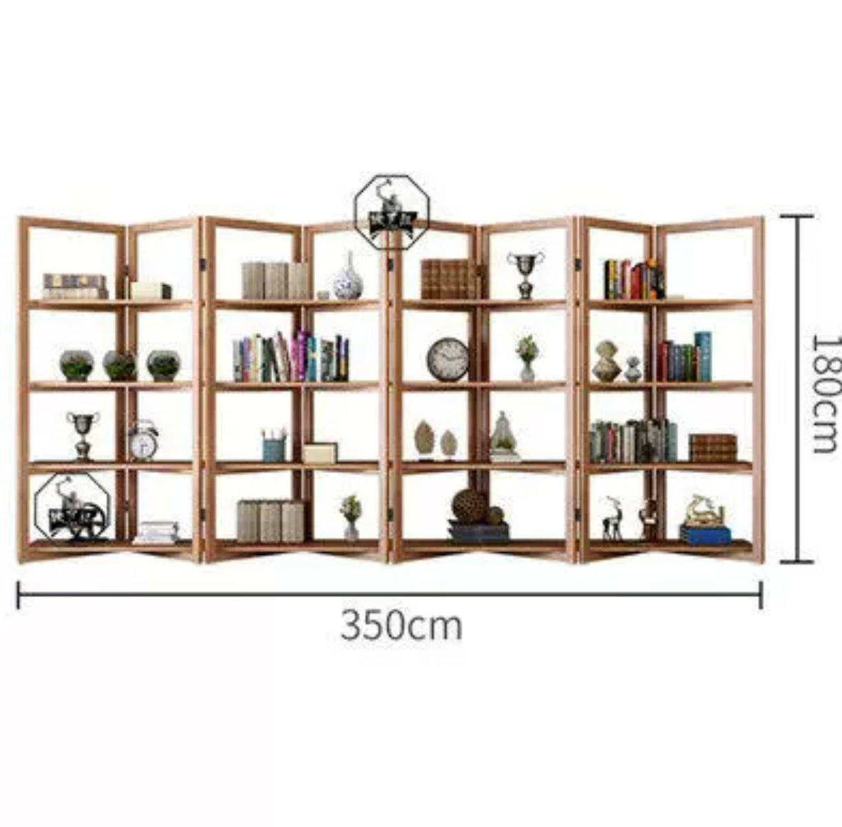 Sinclaire Solid Wood Bookcase - 4 Seasons Home Gadgets