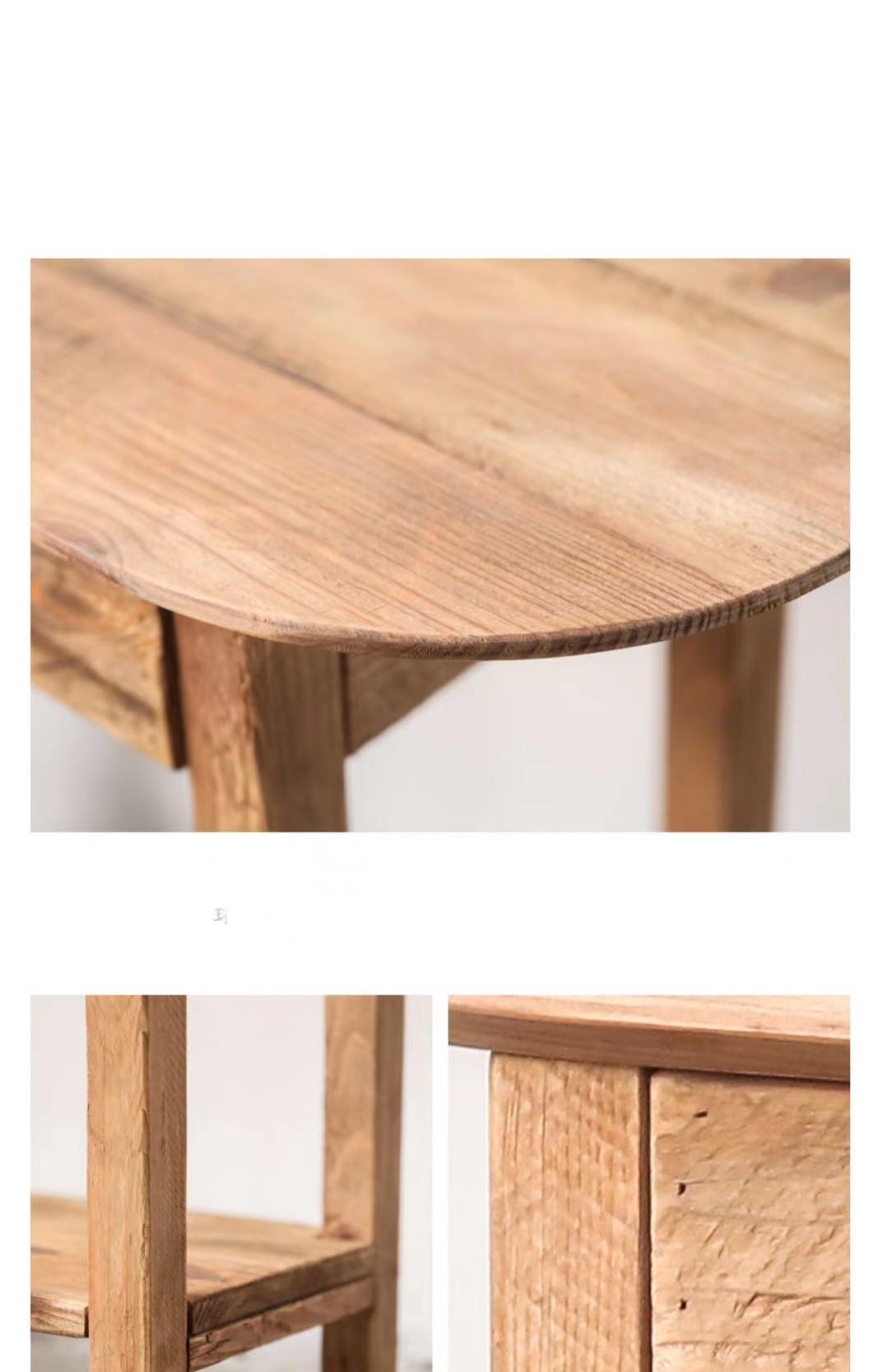 Small Pine Wood Console Table - 4 Seasons Home Gadgets