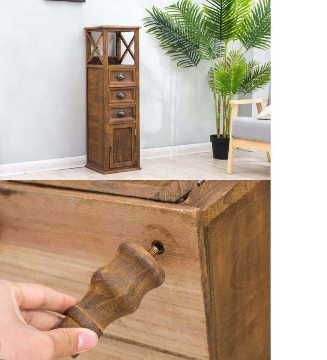 Solid Wood Nightstand - 4 Seasons Home Gadgets