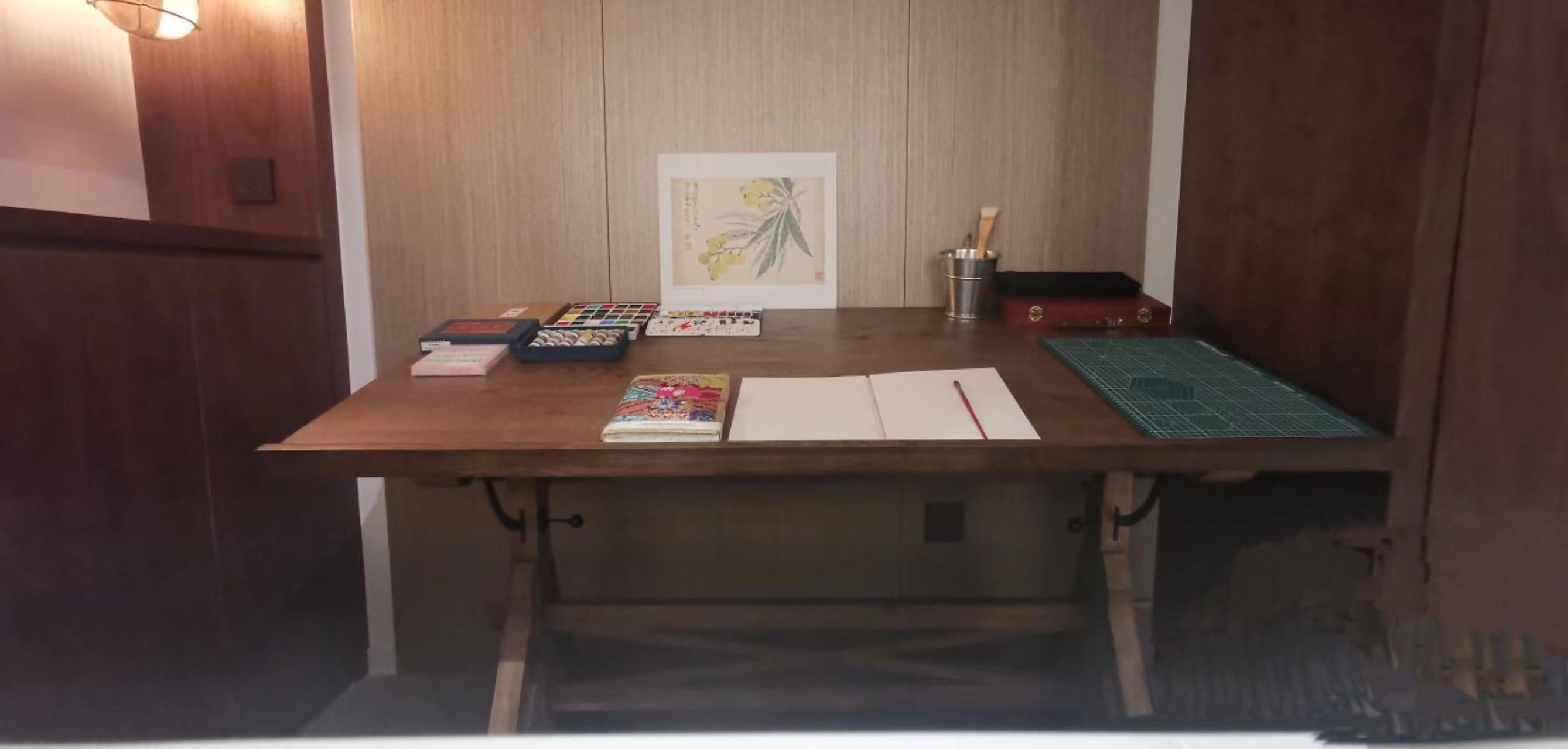 Solid Wood Adjustable Drafting Table - 4 Seasons Home Gadgets