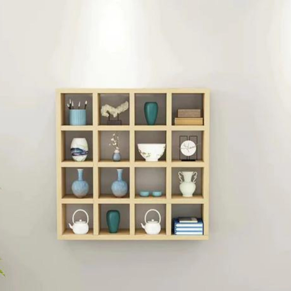 Solid Wood Cubby Shelf - 4 Seasons Home Gadgets