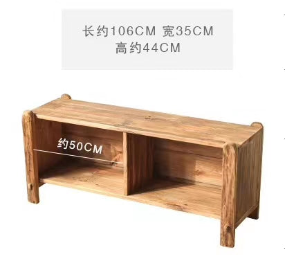 Solid Wood Cubby Storage Bench - 4 Seasons Home Gadgets