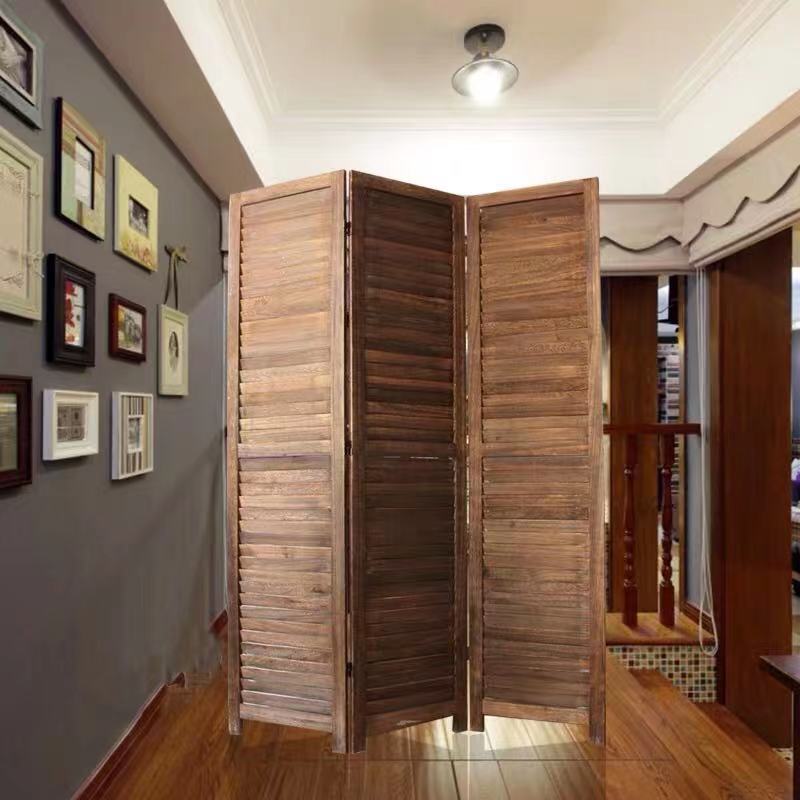 Solid Wood Folding Room Partition Divider - 4 Seasons Home Gadgets