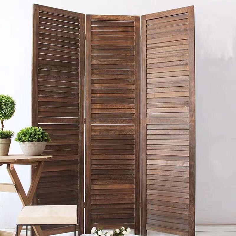 Solid Wood Folding Room Partition Divider - 4 Seasons Home Gadgets