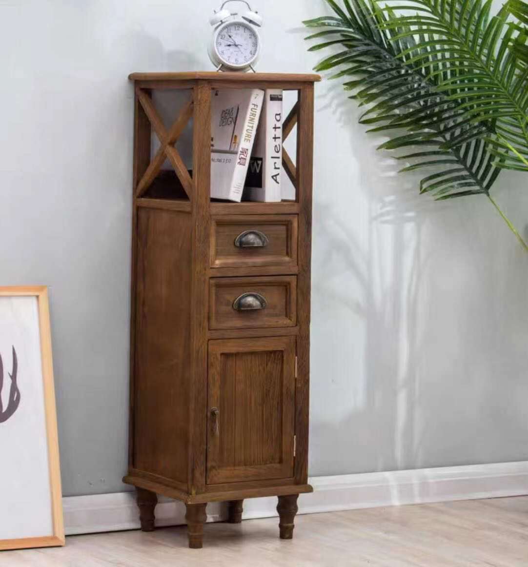 Solid Wood Nightstand - 4 Seasons Home Gadgets