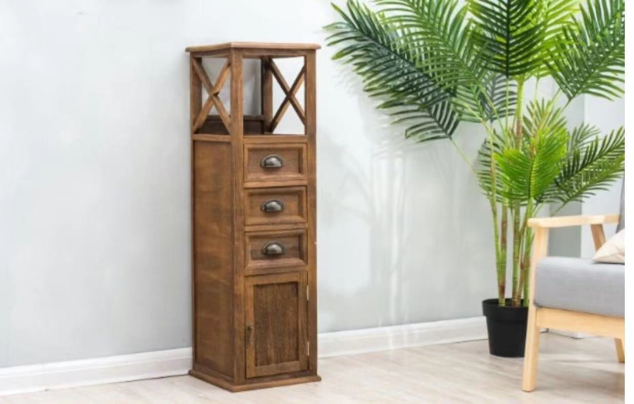 Solid Wood Nightstand - 4 Seasons Home Gadgets