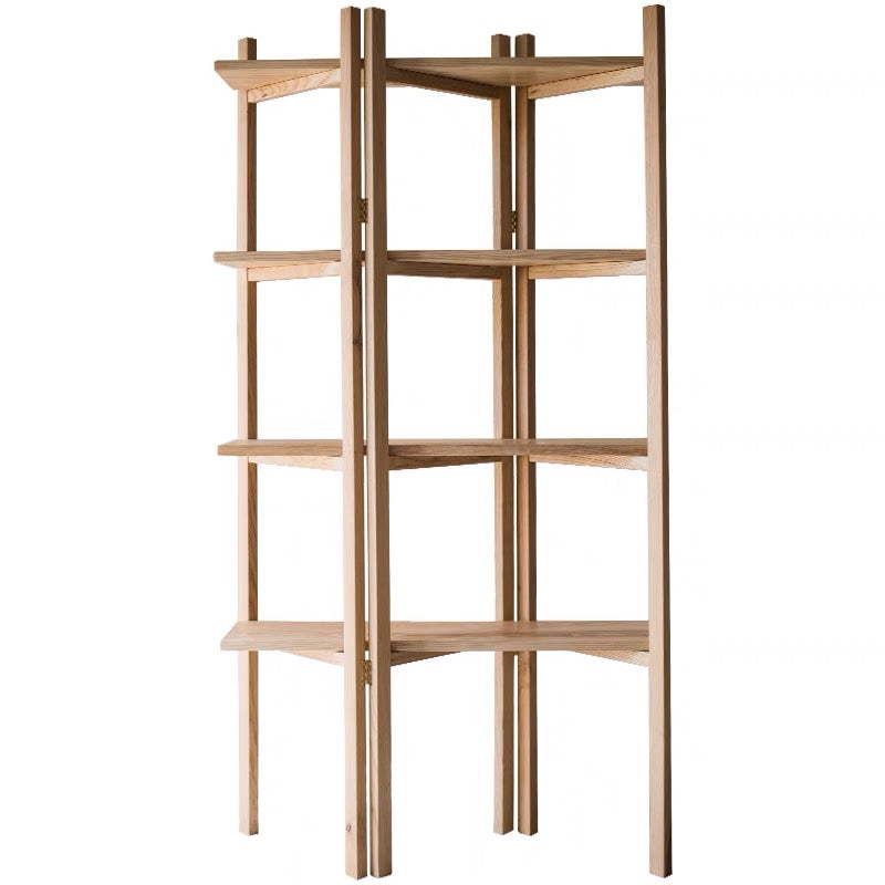 Solid Wood Panel Folding Room Divider - 4 Seasons Home Gadgets