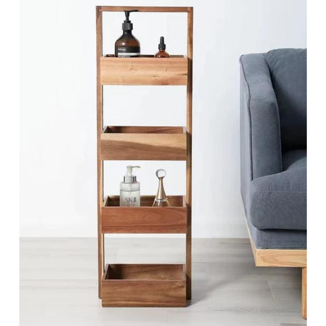 Solid Wood Tray Shelf - 4 Seasons Home Gadgets