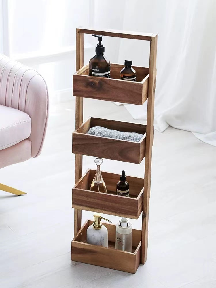 Solid Wood Tray Shelf - 4 Seasons Home Gadgets